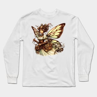 Stunning Steampunk Fairy Long Sleeve T-Shirt